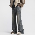 Autumn and winter American high street niche jeans men's personality versatile casual pants G2508/P55 price control 78