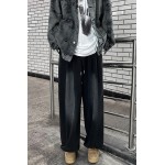 Autumn and winter American high street jeans for men, trendy Japanese style loose casual pants G799/P48