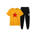 Large product youth nine-point pants short-sleeved suit mainly promotes new T-shirts with good quality data and can be recommended for P60