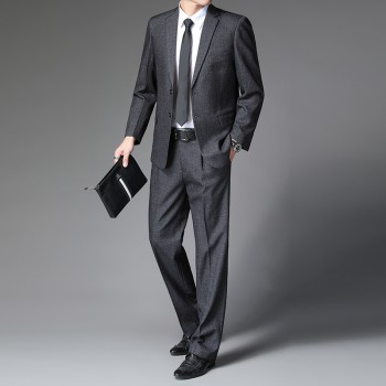 Middle-aged men's outerwear small suit thin casual suit autumn suit casual suit 2023 new spring and autumn top