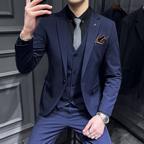 23 spring new men's suit solid color business formal suit Korean style suit men's suit A311-SJT9888-P265