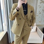 2024 Autumn New Suit Suit Slim Casual Business Large Size Work Suit Men's Dress SJT9982-P285