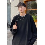 2023 winter new Hong Kong style outdoor large size German velvet bottoming shirt T-shirt M-5XHT23840-Special P20